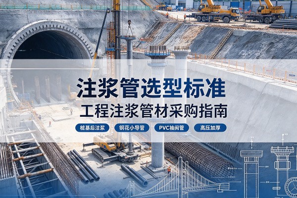 沙坡头注浆管选型标准